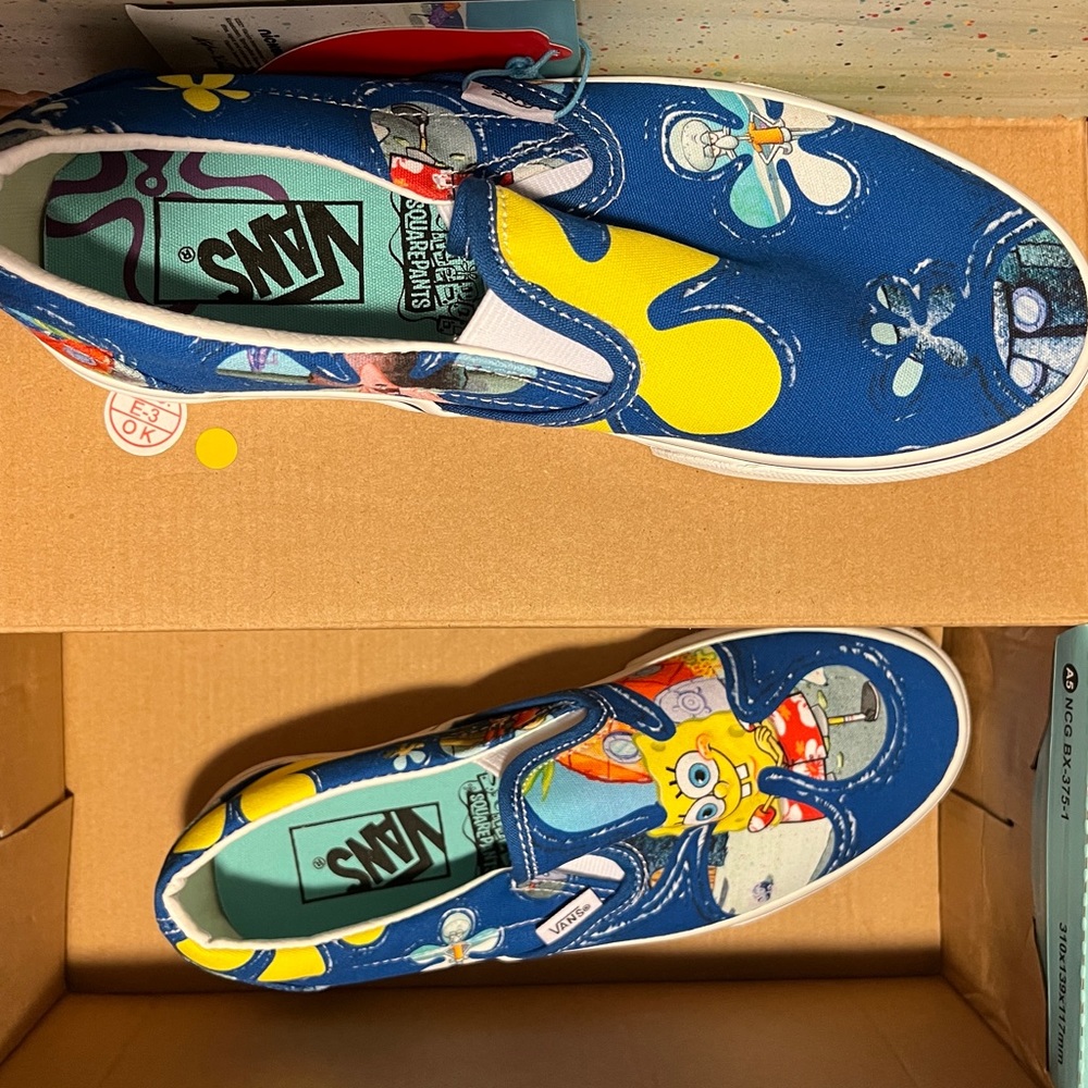 Rare SpongeBob x Vans. NWT.